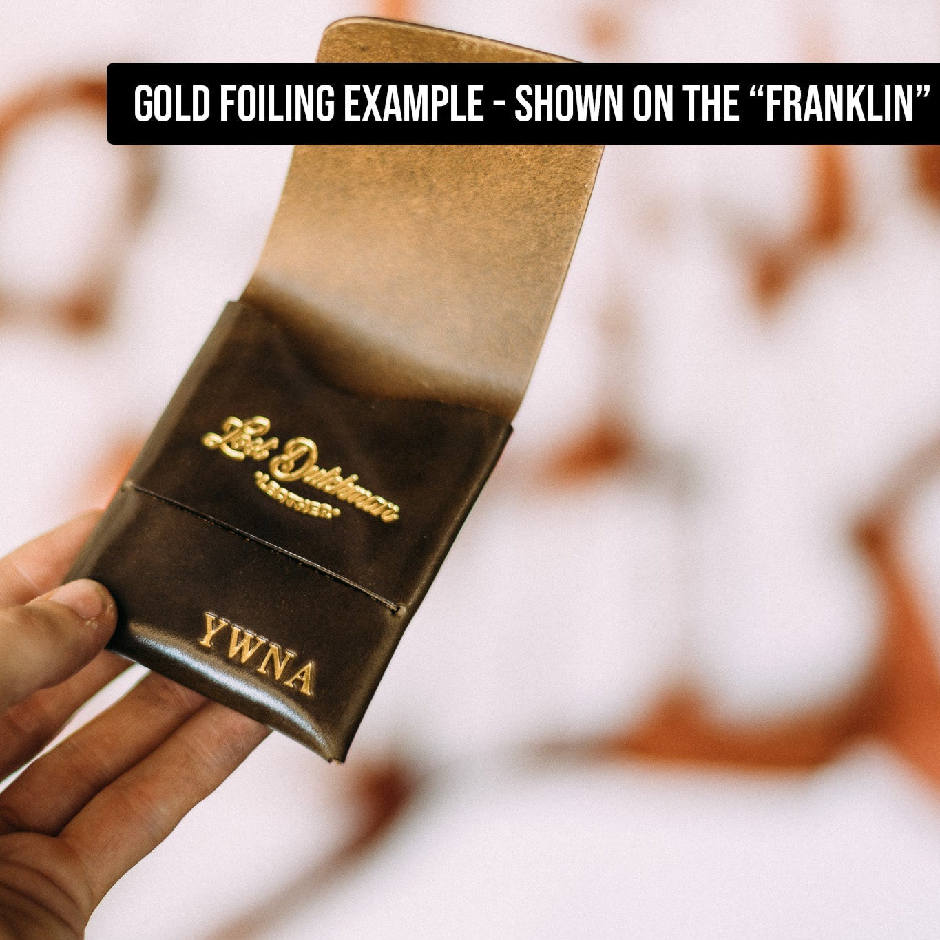The Franklin - Lost Dutchman Leather handmade leather wallets