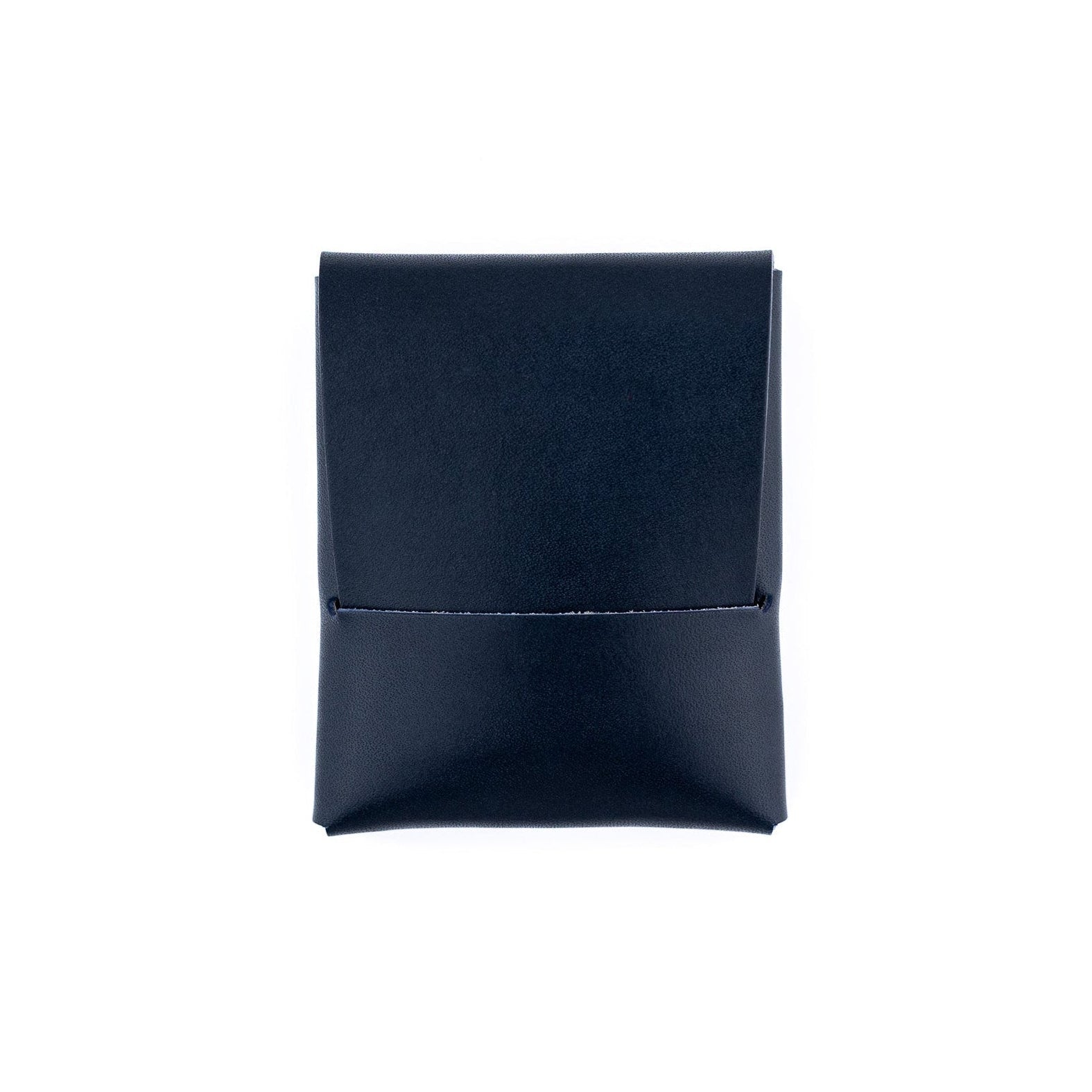 The Franklin – Navy - Lost Dutchman Leather handmade leather wallets