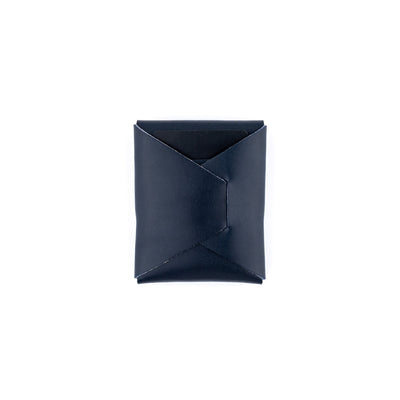 The Franklin – Navy - Lost Dutchman Leather handmade leather wallets
