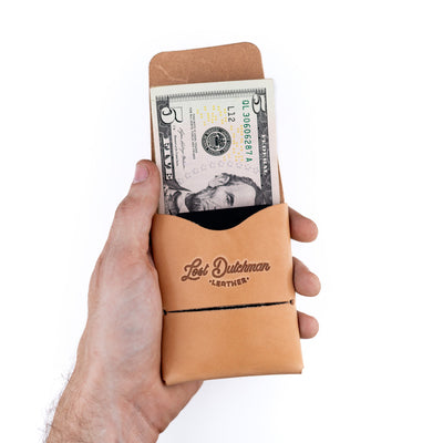 The Franklin – Russet - Lost Dutchman Leather handmade leather wallets