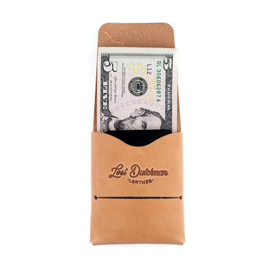 The Franklin – Russet - Lost Dutchman Leather handmade leather wallets