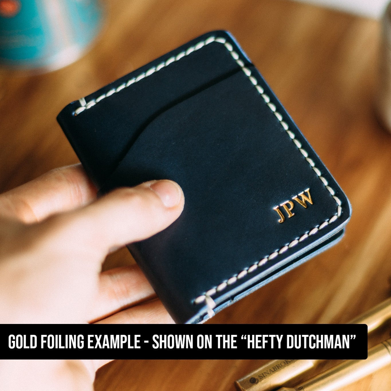 The Hefty Dutchman - Lost Dutchman Leather handmade leather wallets
