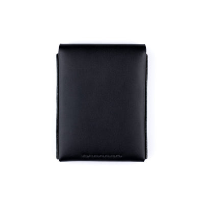 The Huckleberry (standard) – Black - Lost Dutchman Leather handmade leather wallets