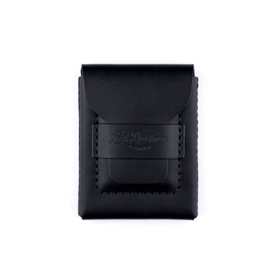 The Huckleberry (standard) – Black - Lost Dutchman Leather handmade leather wallets