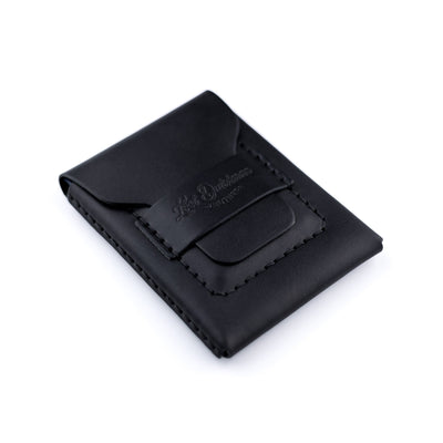 The Huckleberry (standard) – Black - Lost Dutchman Leather handmade leather wallets