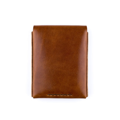 The Huckleberry (standard) – Brown - Lost Dutchman Leather handmade leather wallets