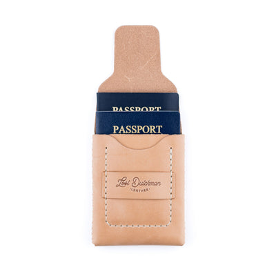 The Huckleberry (standard) – Russet - Lost Dutchman Leather handmade leather wallets