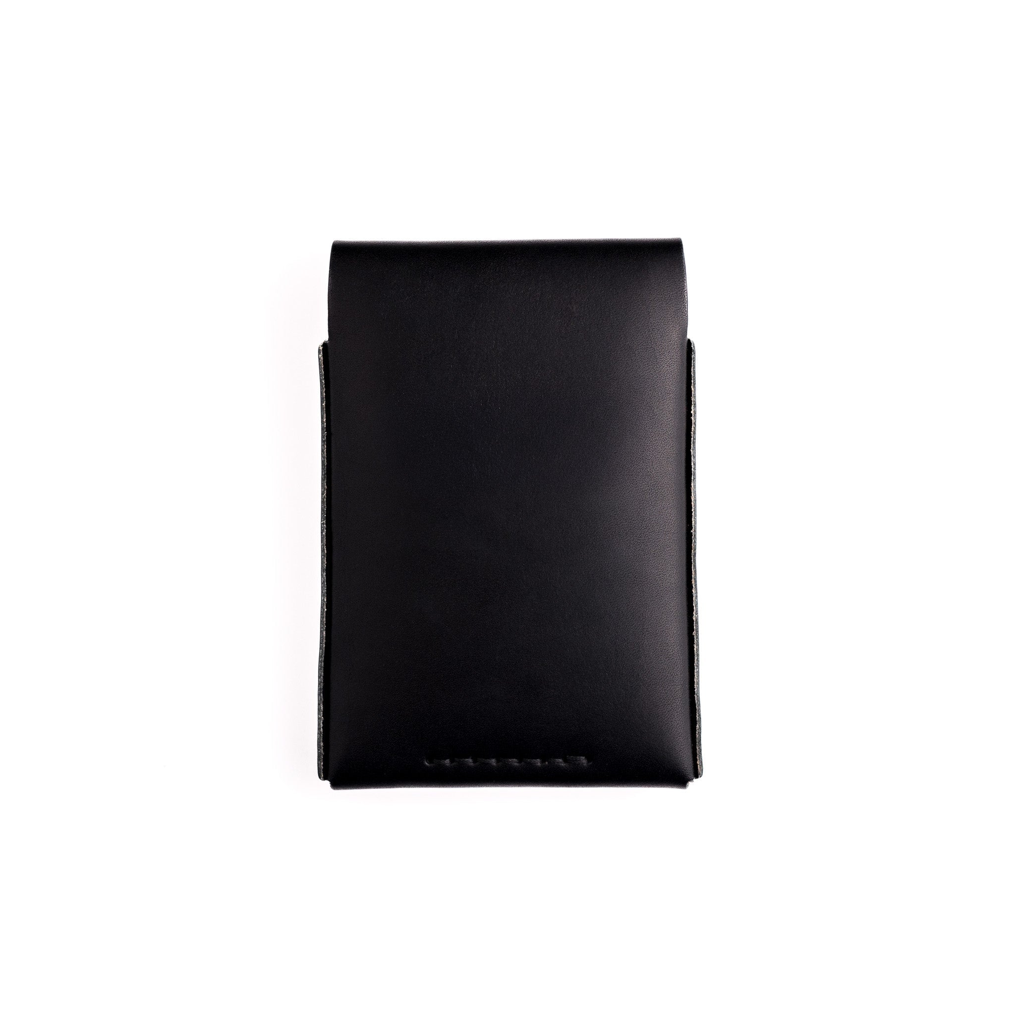 The Huckleberry (Tall) – Black - Lost Dutchman Leather handmade leather wallets