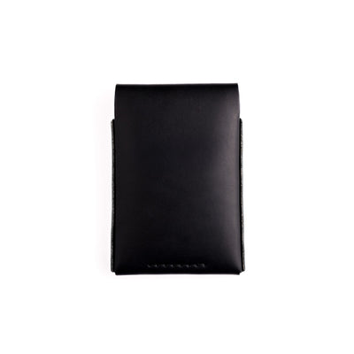 The Huckleberry (Tall) – Black - Lost Dutchman Leather handmade leather wallets
