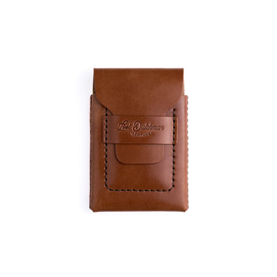 The Huckleberry (Tall) – Brown - Lost Dutchman Leather handmade leather wallets
