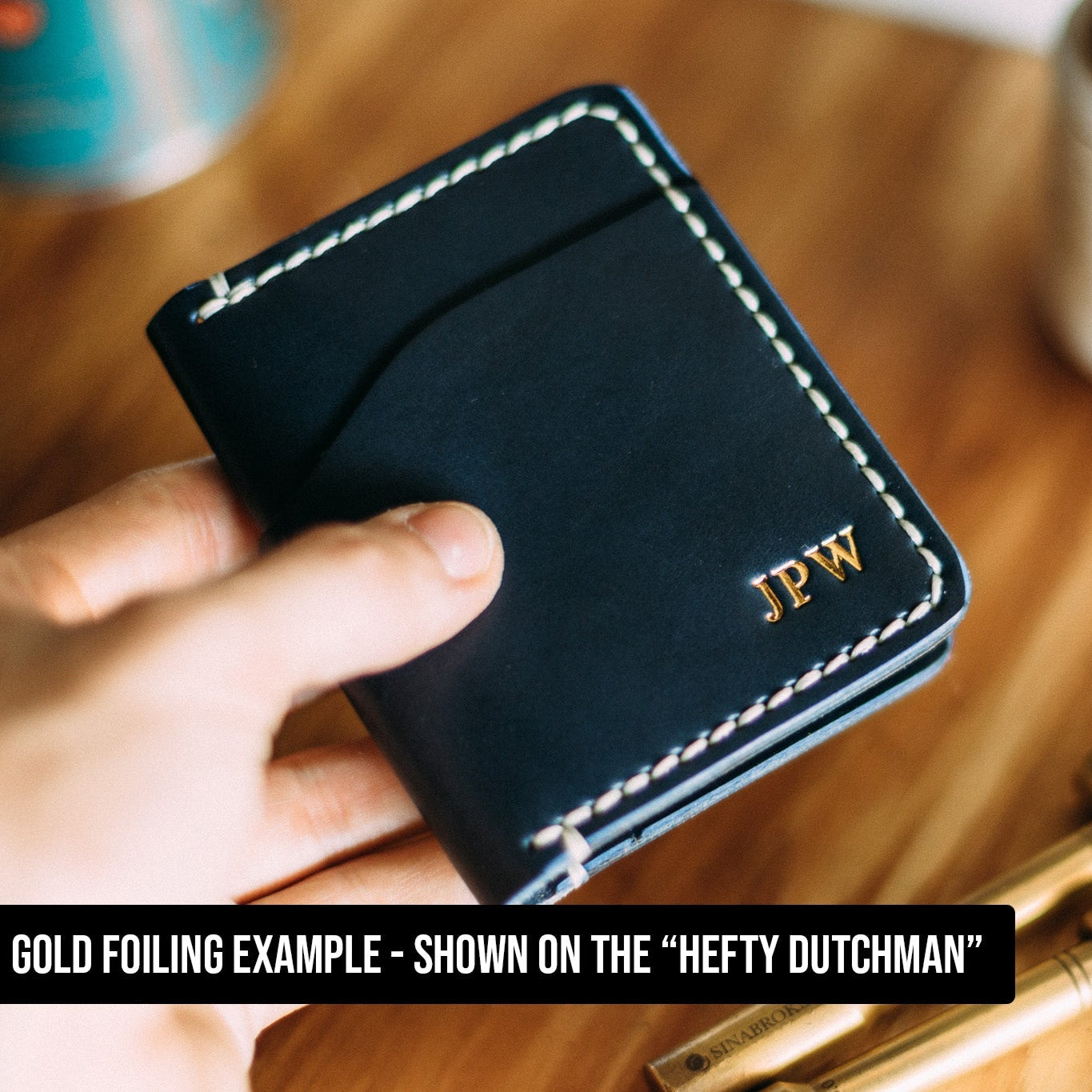 The Jackson - Lost Dutchman Leather handmade leather wallets