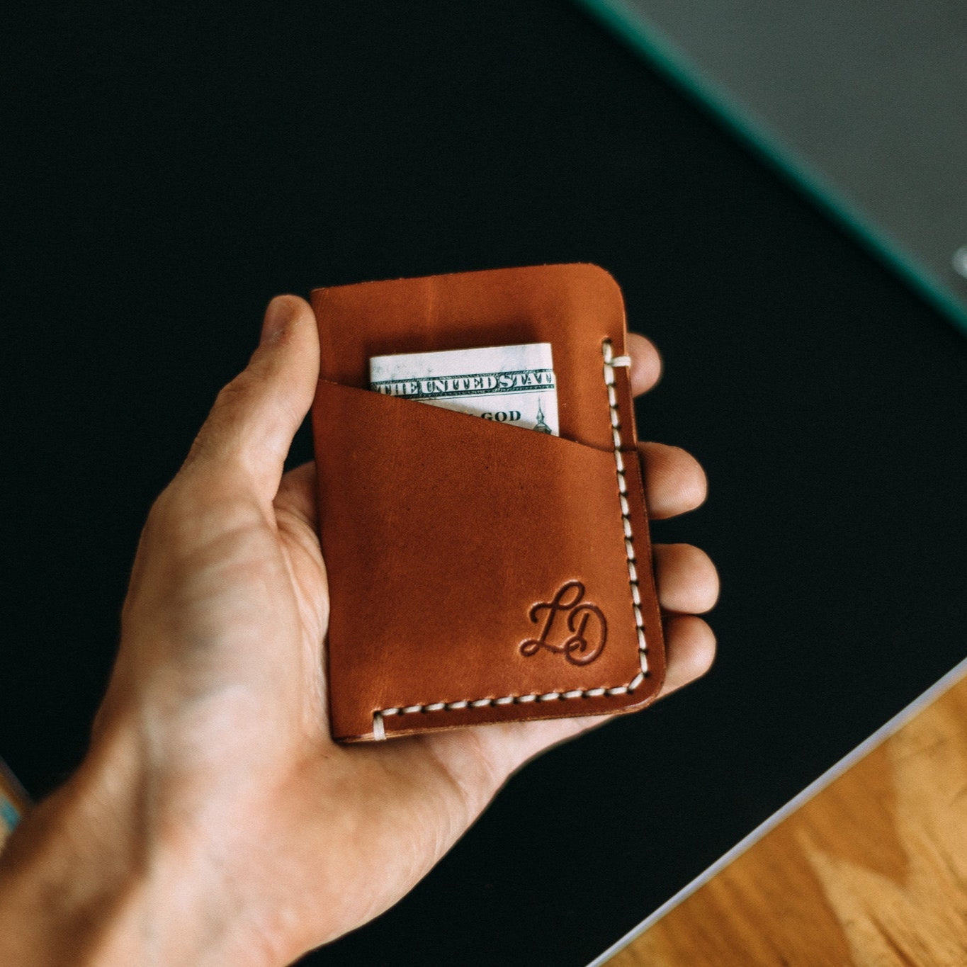 The Jackson - Lost Dutchman Leather handmade leather wallets