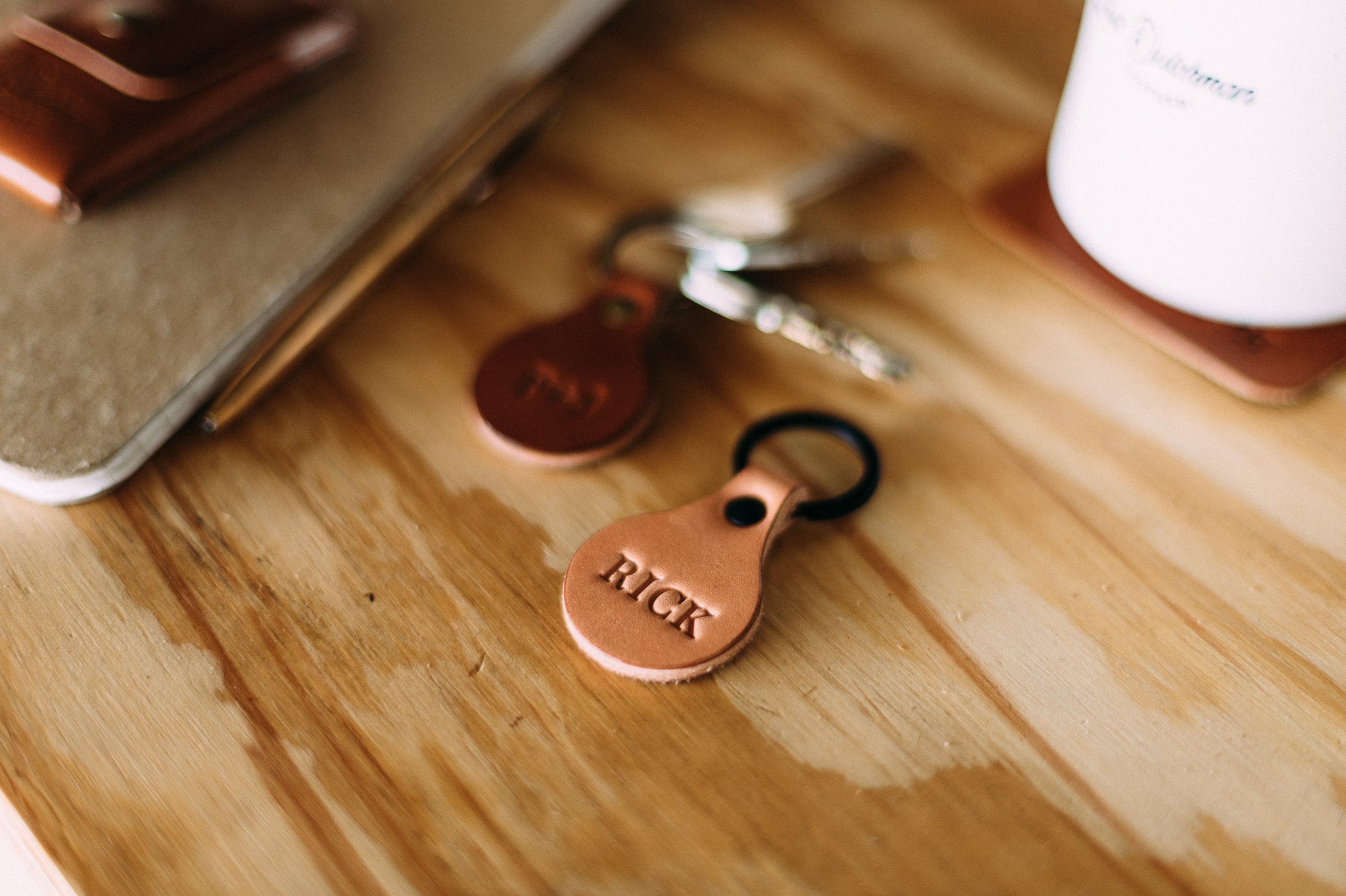 The Key Tag - Lost Dutchman Leather handmade leather wallets