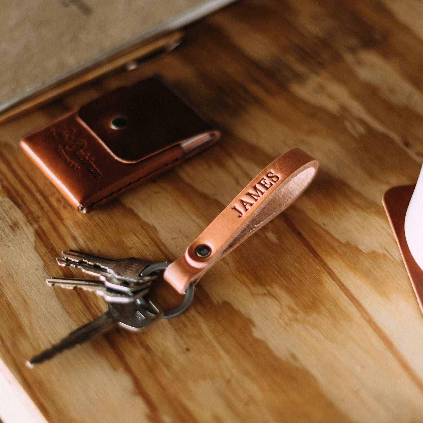 The Lanyard - Small - Lost Dutchman Leather handmade leather wallets