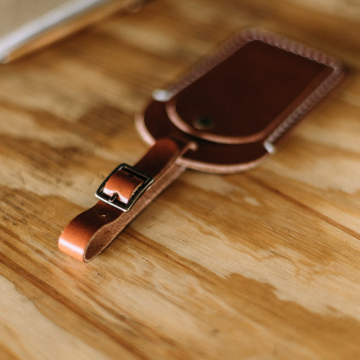 The Luggage Tag - Lost Dutchman Leather handmade leather wallets