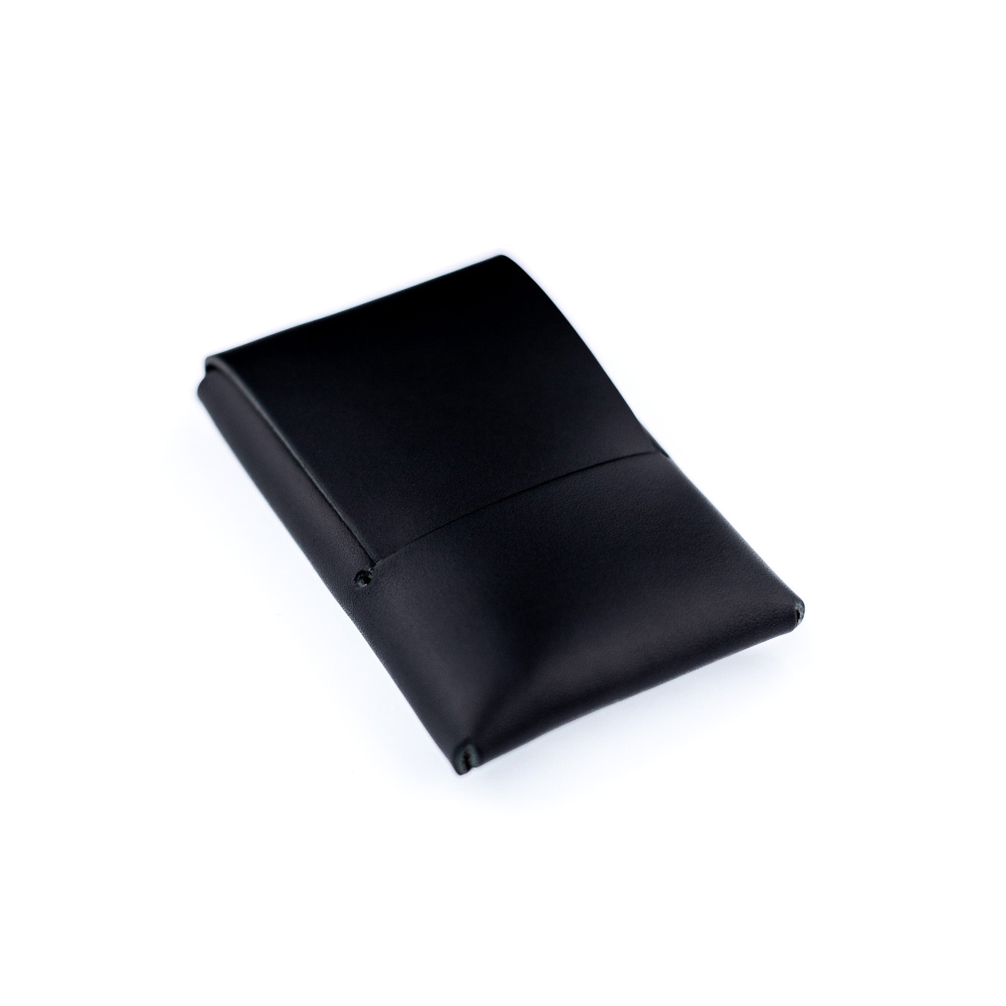 The Mini Franklin – Black - Lost Dutchman Leather handmade leather wallets
