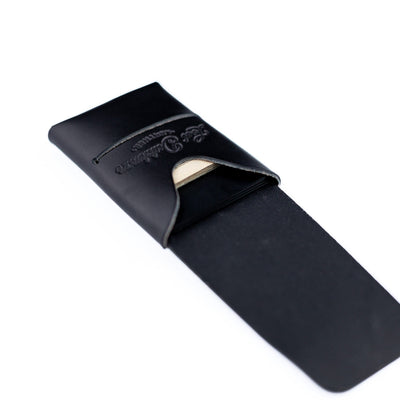 The Mini Franklin – Black - Lost Dutchman Leather handmade leather wallets