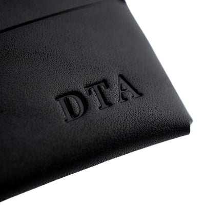 The Mini Franklin – Black - Lost Dutchman Leather handmade leather wallets