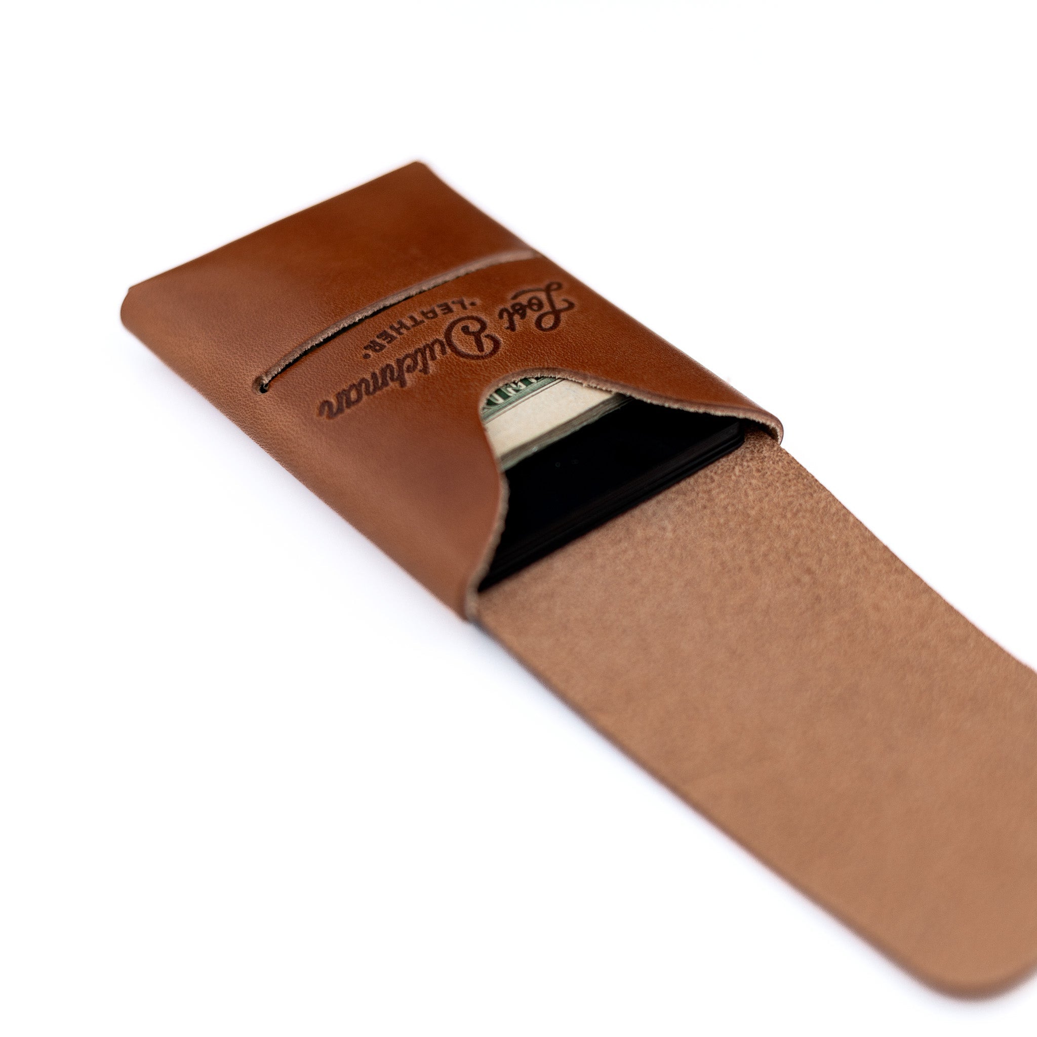 The Mini Franklin – Brown - Lost Dutchman Leather handmade leather wallets