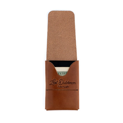 The Mini Franklin – Brown - Lost Dutchman Leather handmade leather wallets