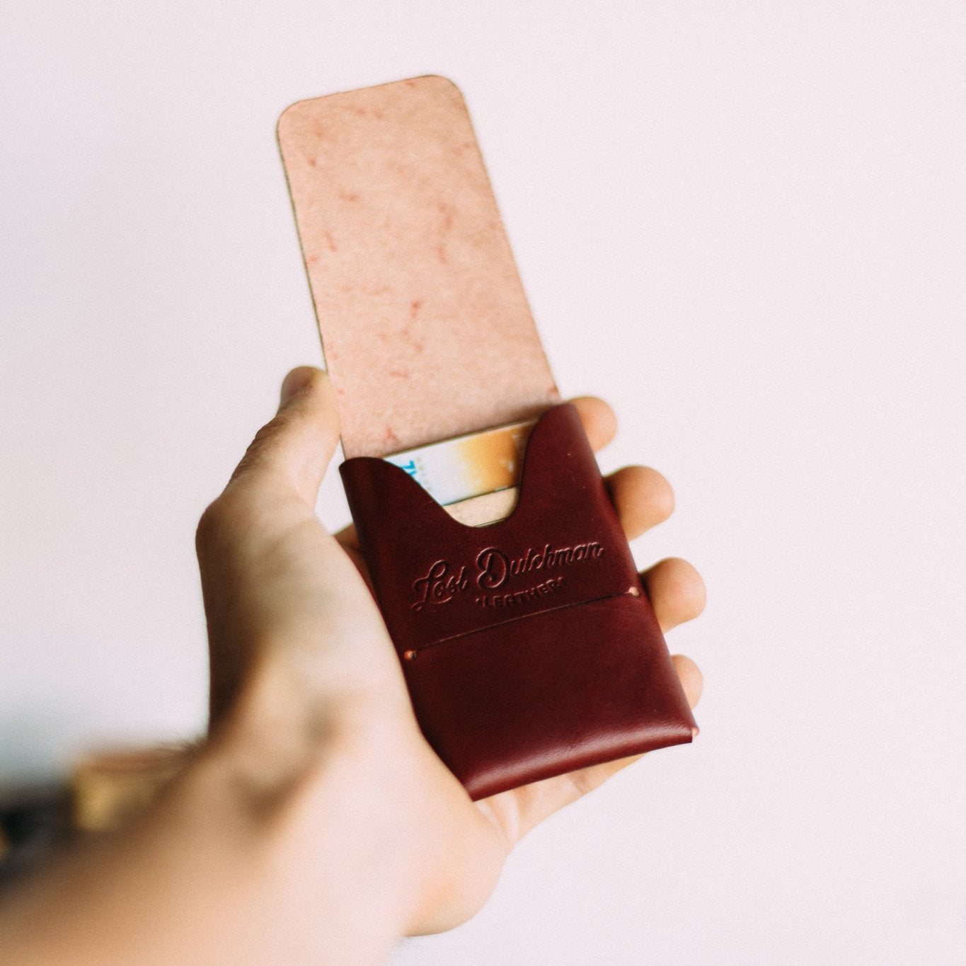 The Mini Franklin - Lost Dutchman Leather handmade leather wallets