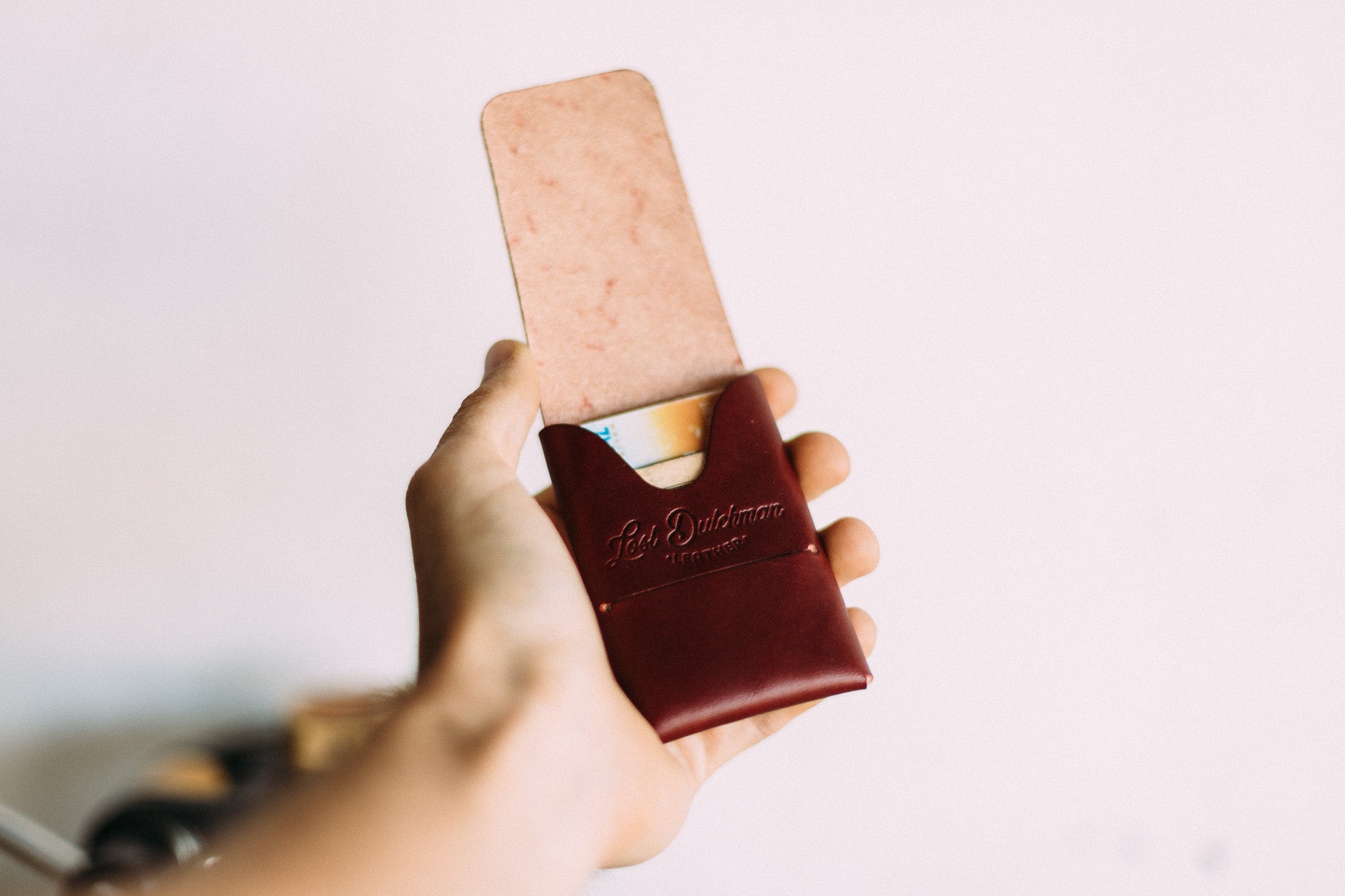The Mini Franklin - Lost Dutchman Leather handmade leather wallets