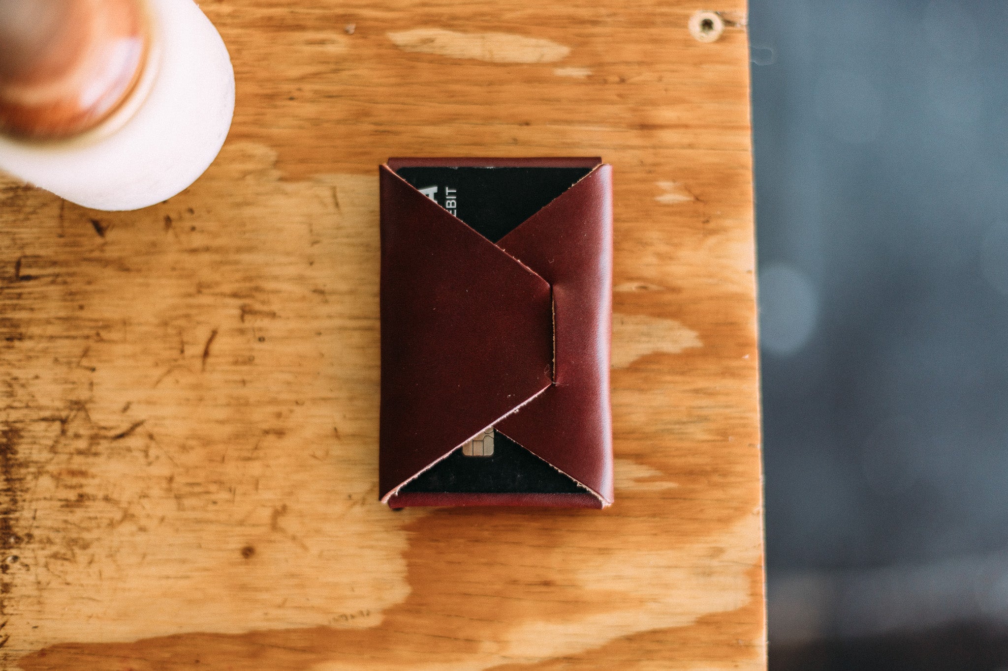 The Mini Franklin - Lost Dutchman Leather handmade leather wallets