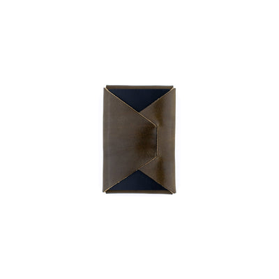 The Mini Franklin – Olive - Lost Dutchman Leather handmade leather wallets
