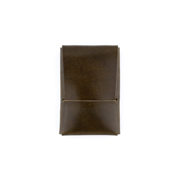Mini Franklin Olive Card Holder | Lost Dutchman Leather