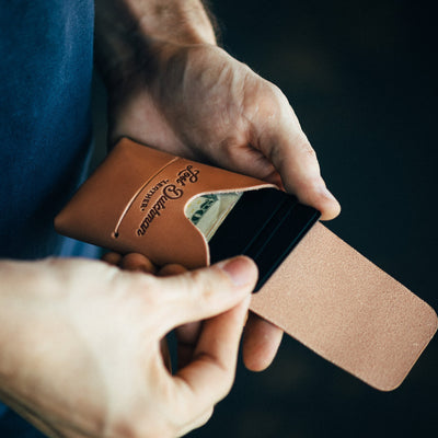 The Mini Franklin – Russet - Lost Dutchman Leather handmade leather wallets