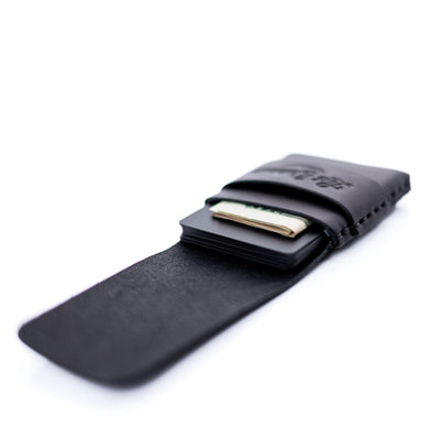 The Original Finnigan - Black - Lost Dutchman Leather handmade leather wallets