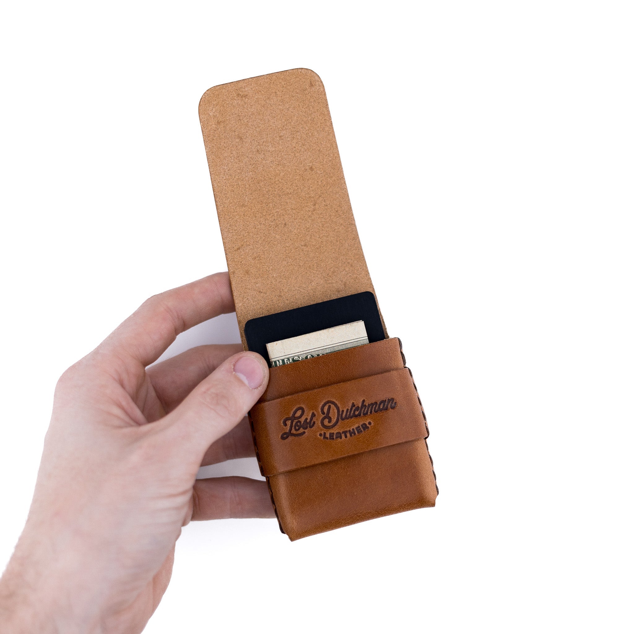 The Original Finnigan - Brown - Lost Dutchman Leather handmade leather wallets