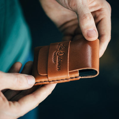 The Original Finnigan - Brown - Lost Dutchman Leather handmade leather wallets
