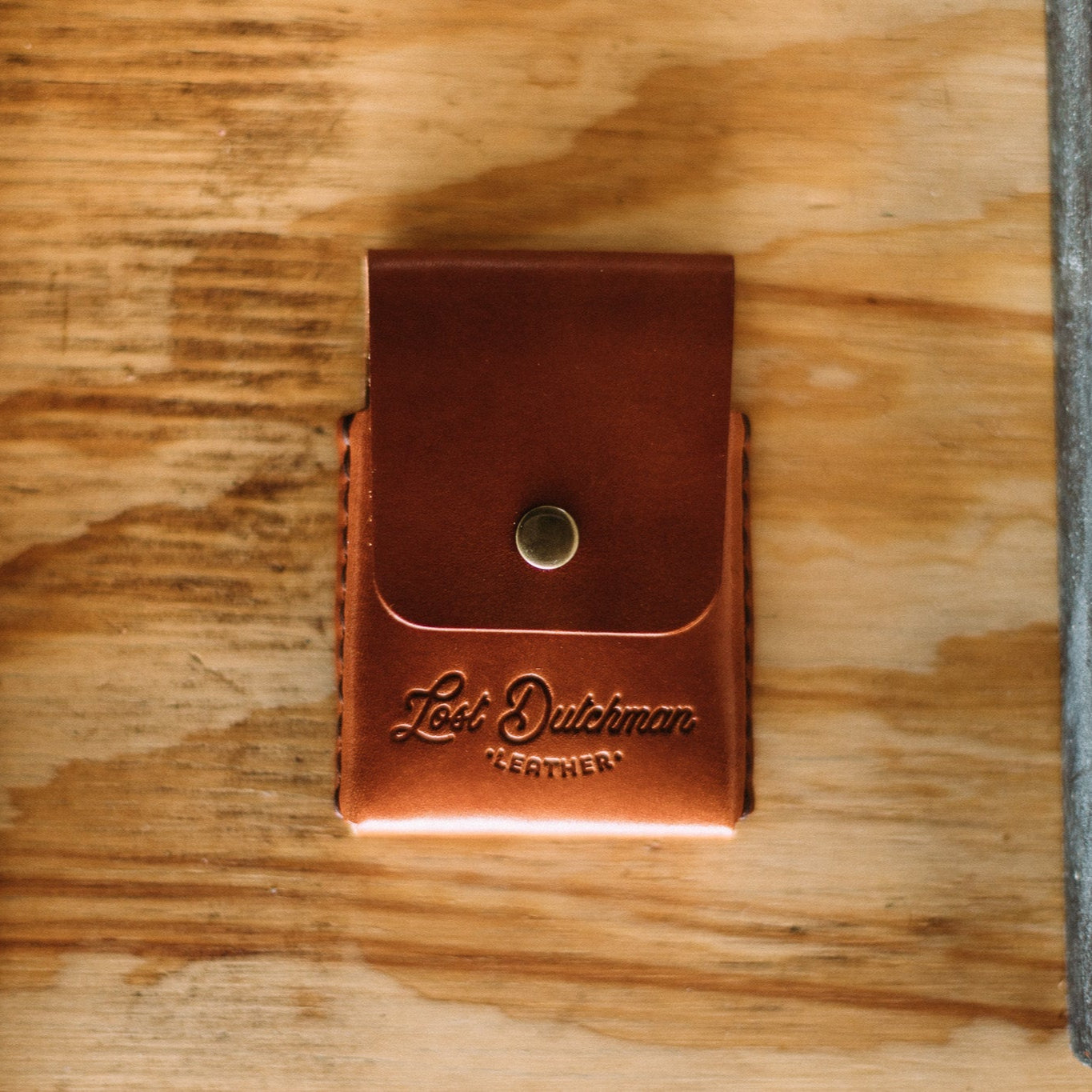 The Snap Finn - Lost Dutchman Leather handmade leather wallets