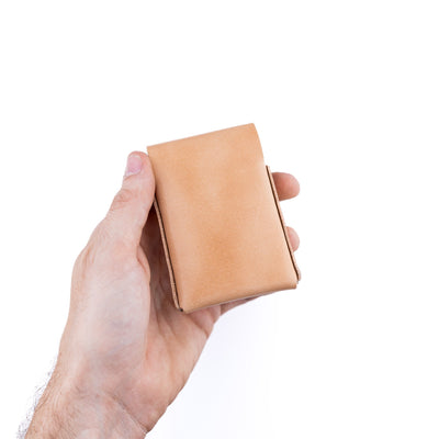 The Snap Finn – Russet - Lost Dutchman Leather handmade leather wallets