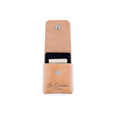The Snap Finn – Russet - Lost Dutchman Leather handmade leather wallets