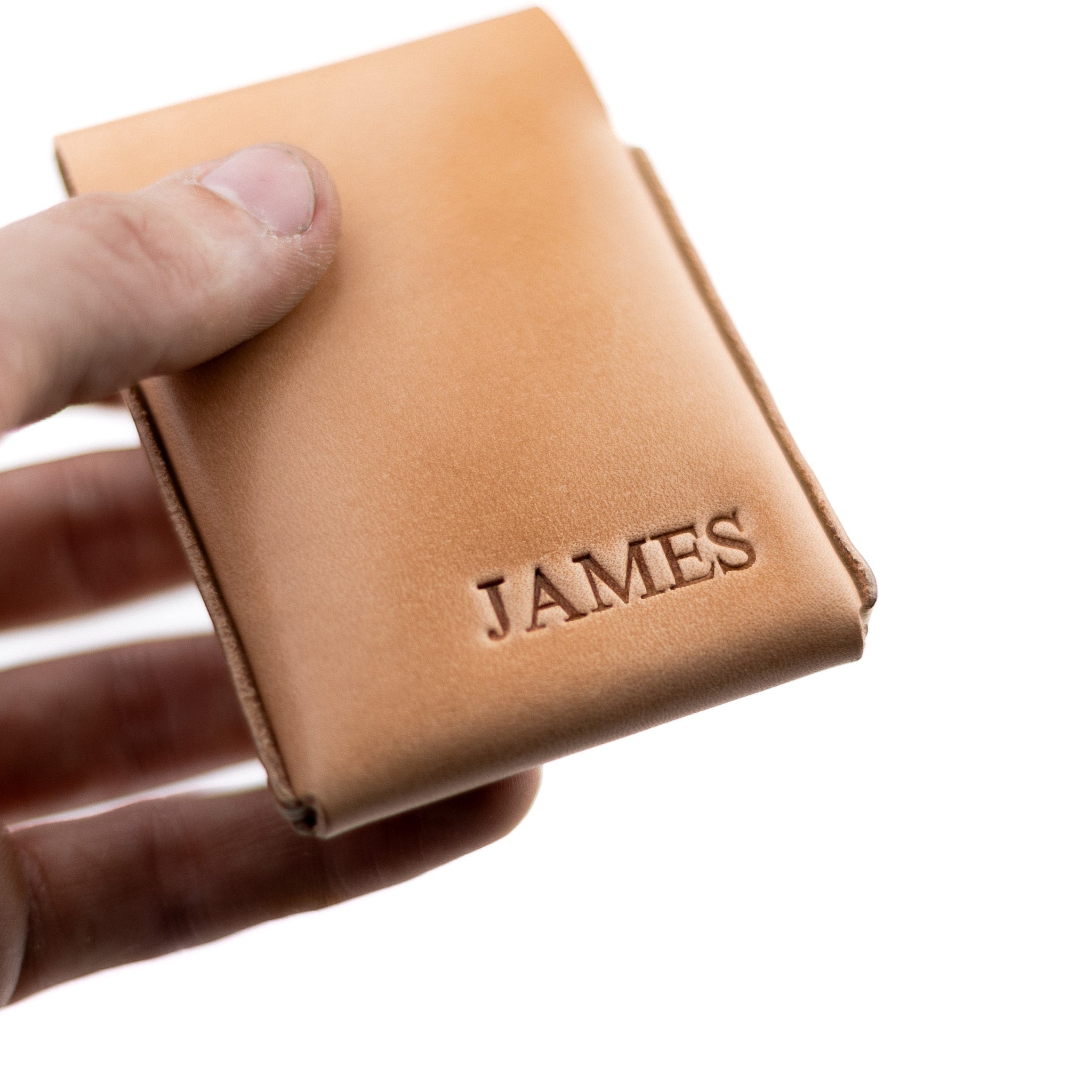 The Snap Finn – Russet - Lost Dutchman Leather handmade leather wallets
