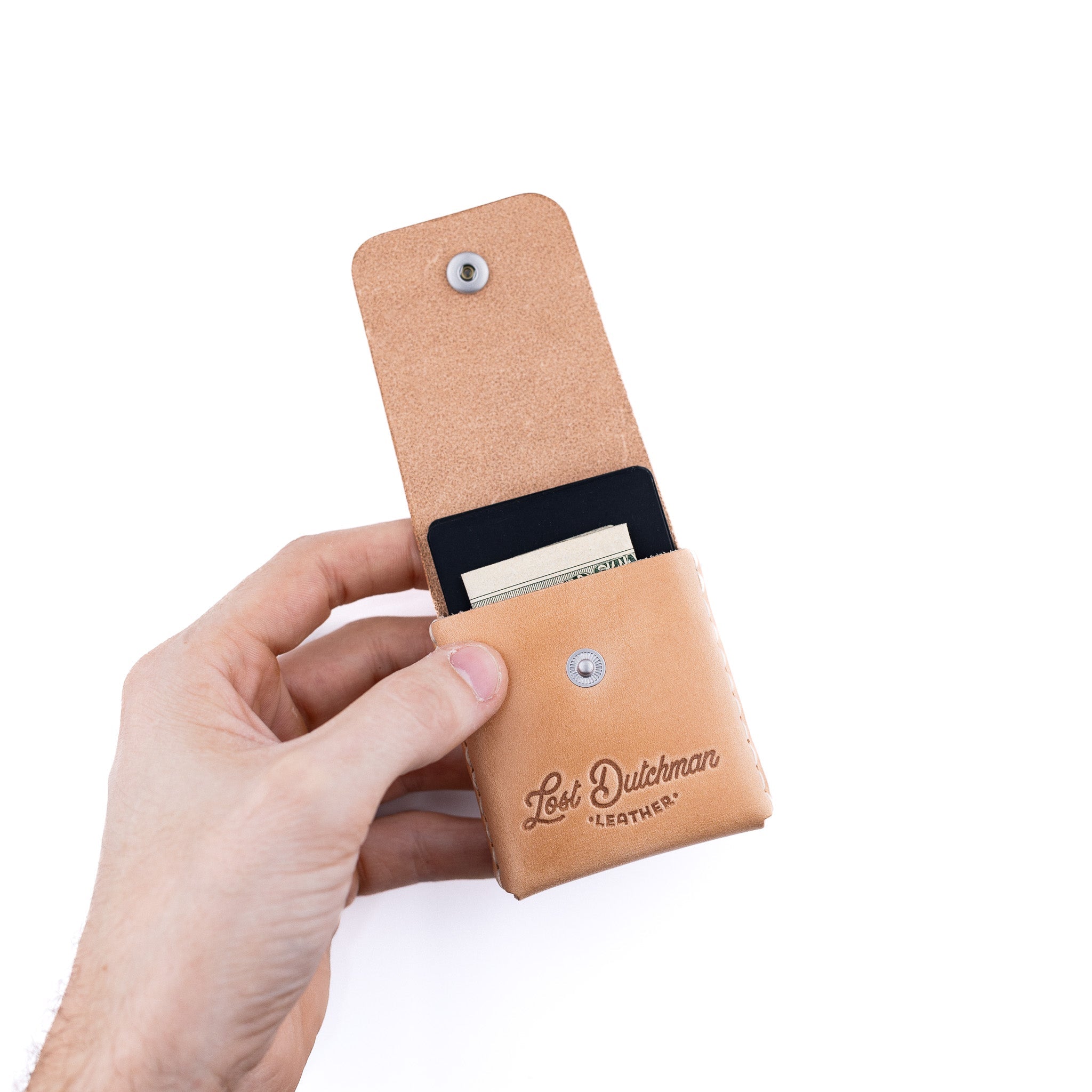 Snap Finn Russet Snap Wallet | Lost Dutchman Leather
