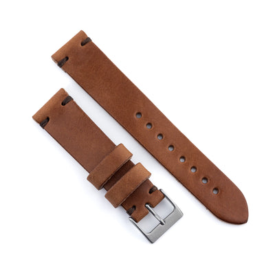 The Sol Strap – Brown - Lost Dutchman Leather handmade leather wallets