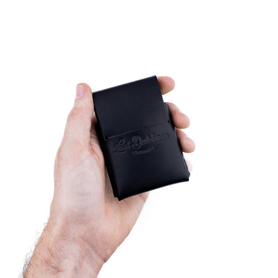 The Thin Finn – Black - Lost Dutchman Leather handmade leather wallets