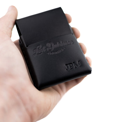 The Thin Finn – Black - Lost Dutchman Leather handmade leather wallets