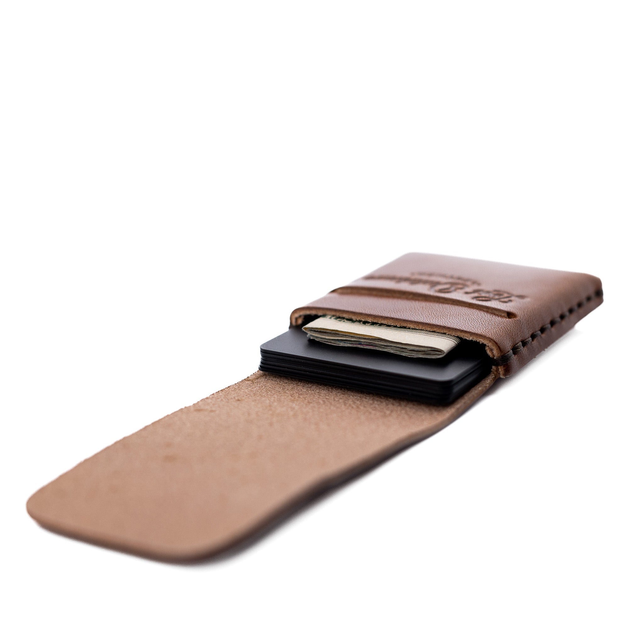 The Thin Finn – Brown - Lost Dutchman Leather handmade leather wallets