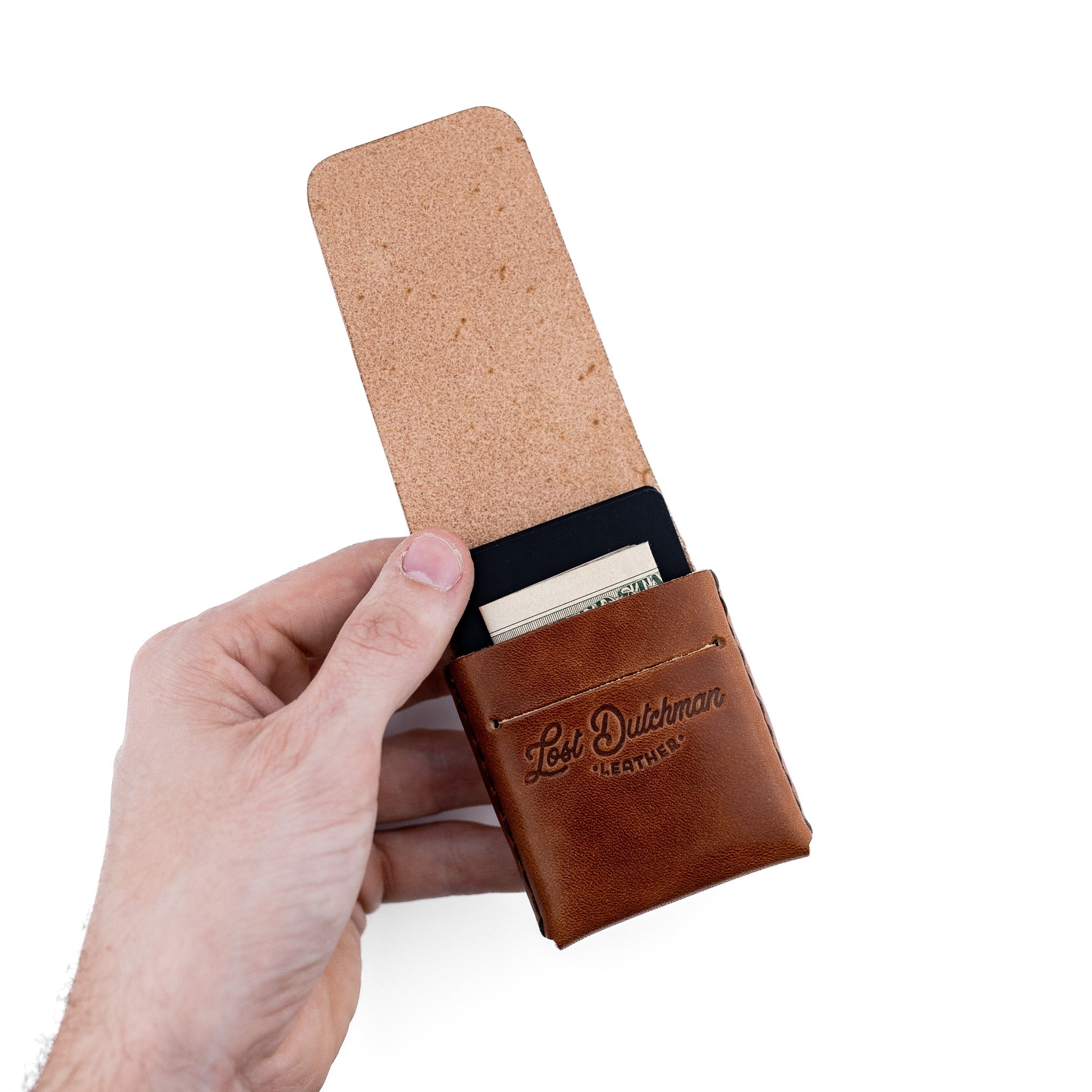 Thin Finn Brown Slim Wallet | Lost Dutchman Leather