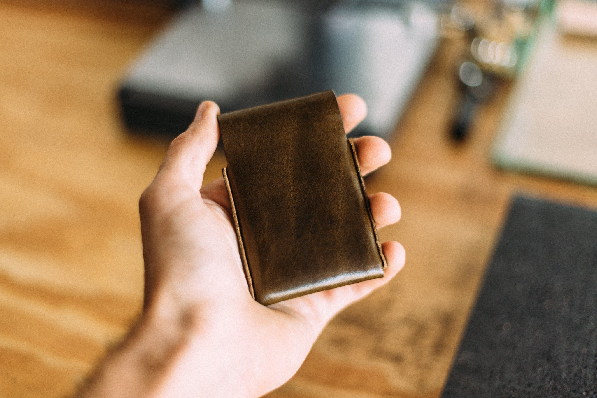 The Thin Finn - Lost Dutchman Leather handmade leather wallets