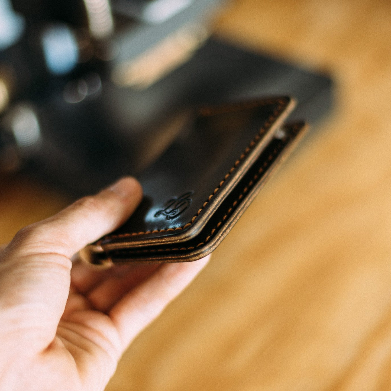 The Vertical Dutchman - Lost Dutchman Leather handmade leather wallets