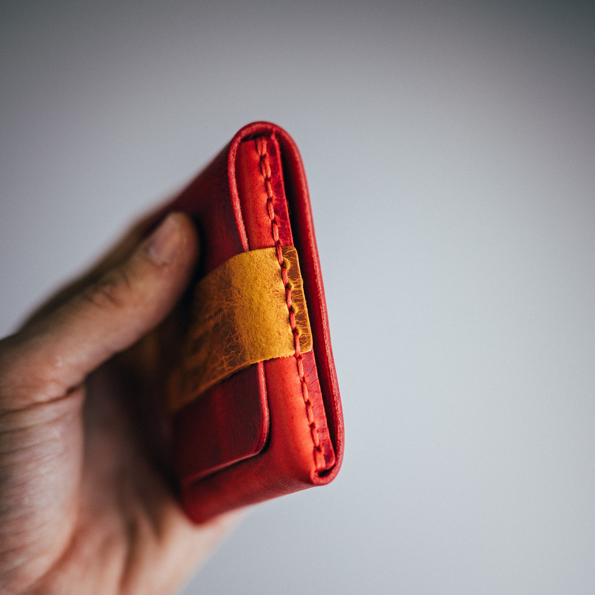 Waxy Pull-up Big Finn 2 - Lost Dutchman Leather handmade leather wallets