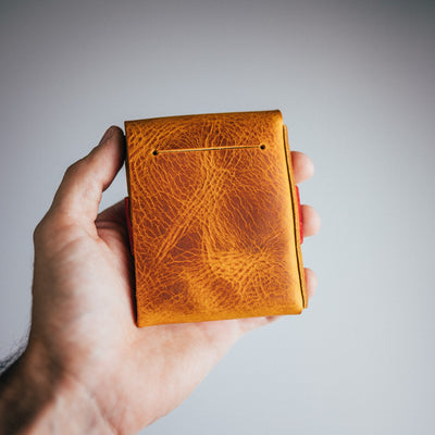 Waxy Pull-up Big Finn 2 - Lost Dutchman Leather handmade leather wallets