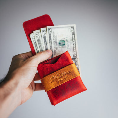 Waxy Pull-up Big Finn 2 - Lost Dutchman Leather handmade leather wallets
