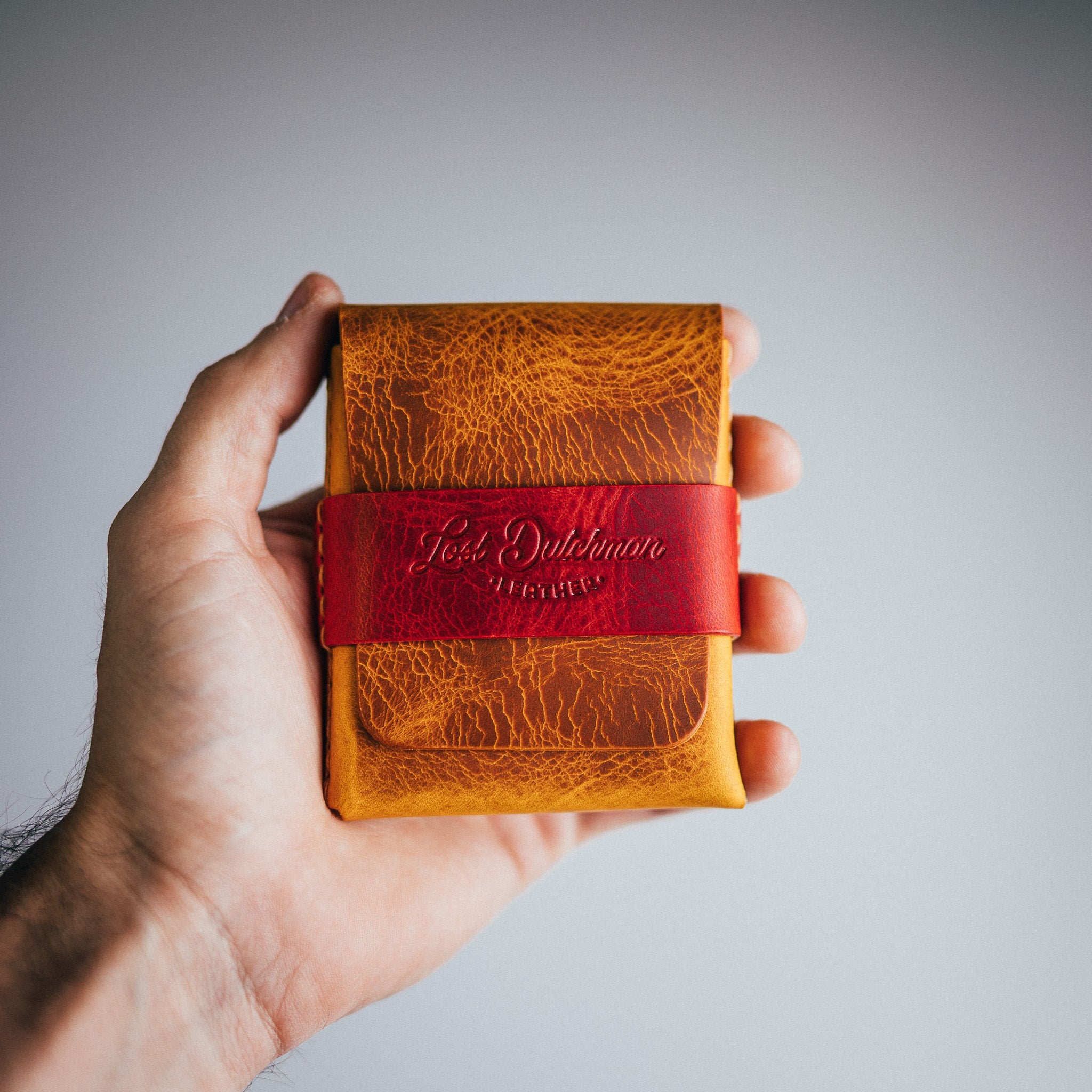 Waxy Pull-up Big Finn 2 - Lost Dutchman Leather handmade leather wallets