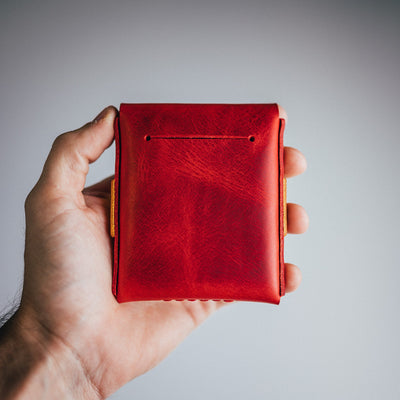 Waxy Pull-up Big Finn - Lost Dutchman Leather handmade leather wallets